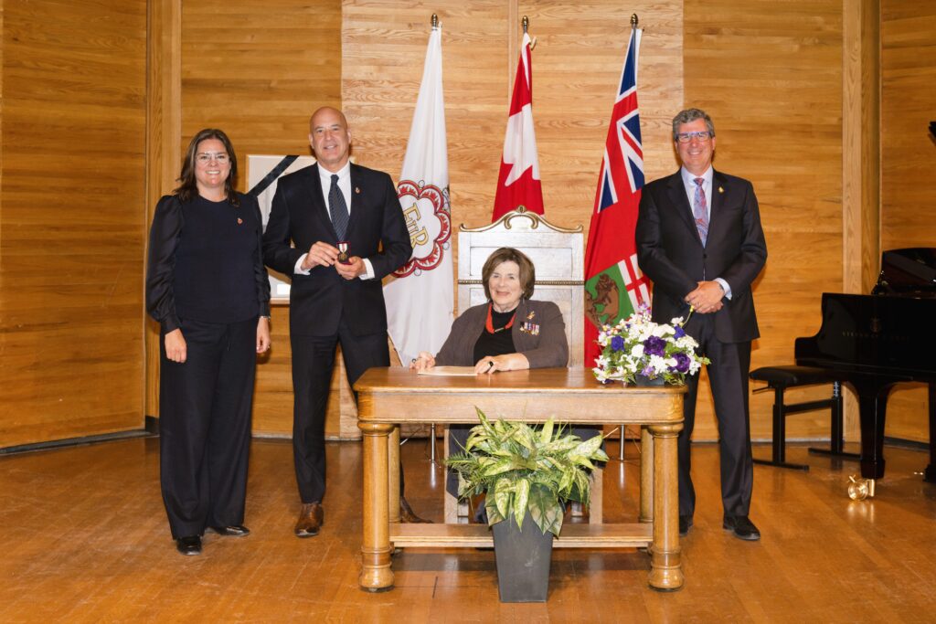 Platinum Jubilee Medal Awarded to Brad Mason